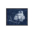 Picture of Tractor Blueprint ll _GroupedProduct_Rectangle_Landscape_Mini_ _GroupedProduct_Rectangle_Landscape_Canvas_Framed_