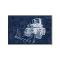 Picture of Tractor Blueprint ll _GroupedProduct_Rectangle_Landscape_Mini_ _GroupedProduct_Rectangle_Landscape_Canvas_Framed_