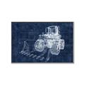 Picture of Tractor Blueprint ll _GroupedProduct_Rectangle_Landscape_Mini_ _GroupedProduct_Rectangle_Landscape_Canvas_Framed_