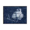 Picture of Tractor Blueprint ll _GroupedProduct_Rectangle_Landscape_Mini_ _GroupedProduct_Rectangle_Landscape_Canvas_Framed_