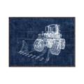 Picture of Tractor Blueprint ll _GroupedProduct_Rectangle_Landscape_Mini_ _GroupedProduct_Rectangle_Landscape_Canvas_Framed_