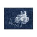 Picture of Tractor Blueprint ll _GroupedProduct_Rectangle_Landscape_Mini_ _GroupedProduct_Rectangle_Landscape_Canvas_Framed_