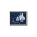 Picture of Tractor Navy II  _GroupedProduct_Rectangle_Landscape_Mini_ _GroupedProduct_Rectangle_Landscape_Canvas_Framed_