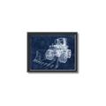 Picture of Tractor Navy II  _GroupedProduct_Rectangle_Landscape_Mini_ _GroupedProduct_Rectangle_Landscape_Canvas_Framed_