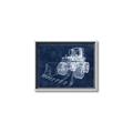 Picture of Tractor Navy II  _GroupedProduct_Rectangle_Landscape_Mini_ _GroupedProduct_Rectangle_Landscape_Canvas_Framed_