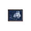 Picture of Tractor Navy II  _GroupedProduct_Rectangle_Landscape_Mini_ _GroupedProduct_Rectangle_Landscape_Canvas_Framed_