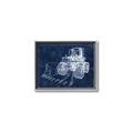 Picture of Tractor Navy II  _GroupedProduct_Rectangle_Landscape_Mini_ _GroupedProduct_Rectangle_Landscape_Canvas_Framed_