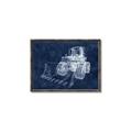 Picture of Tractor Navy II  _GroupedProduct_Rectangle_Landscape_Mini_ _GroupedProduct_Rectangle_Landscape_Canvas_Framed_