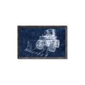 Picture of Tractor Navy II  _GroupedProduct_Rectangle_Landscape_Mini_ _GroupedProduct_Rectangle_Landscape_Canvas_Framed_
