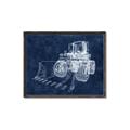 Picture of Tractor Navy II  _GroupedProduct_Rectangle_Landscape_Mini_ _GroupedProduct_Rectangle_Landscape_Canvas_Framed_