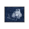 Picture of Tractor Navy II  _GroupedProduct_Rectangle_Landscape_Mini_ _GroupedProduct_Rectangle_Landscape_Canvas_Framed_