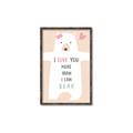 Picture of More than I can Bear Pink  _GroupedProduct_Rectangle_Portrait_Mini_ _GroupedProduct_Rectangle_Portrait_Canvas_Framed_