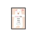 Picture of More than I can Bear Pink  _GroupedProduct_Rectangle_Portrait_Mini_ _GroupedProduct_Rectangle_Portrait_Canvas_Framed_