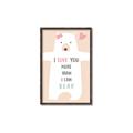 Picture of More than I can Bear Pink  _GroupedProduct_Rectangle_Portrait_Mini_ _GroupedProduct_Rectangle_Portrait_Canvas_Framed_