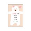 Picture of More than I can Bear Pink  _GroupedProduct_Rectangle_Portrait_Mini_ _GroupedProduct_Rectangle_Portrait_Canvas_Framed_