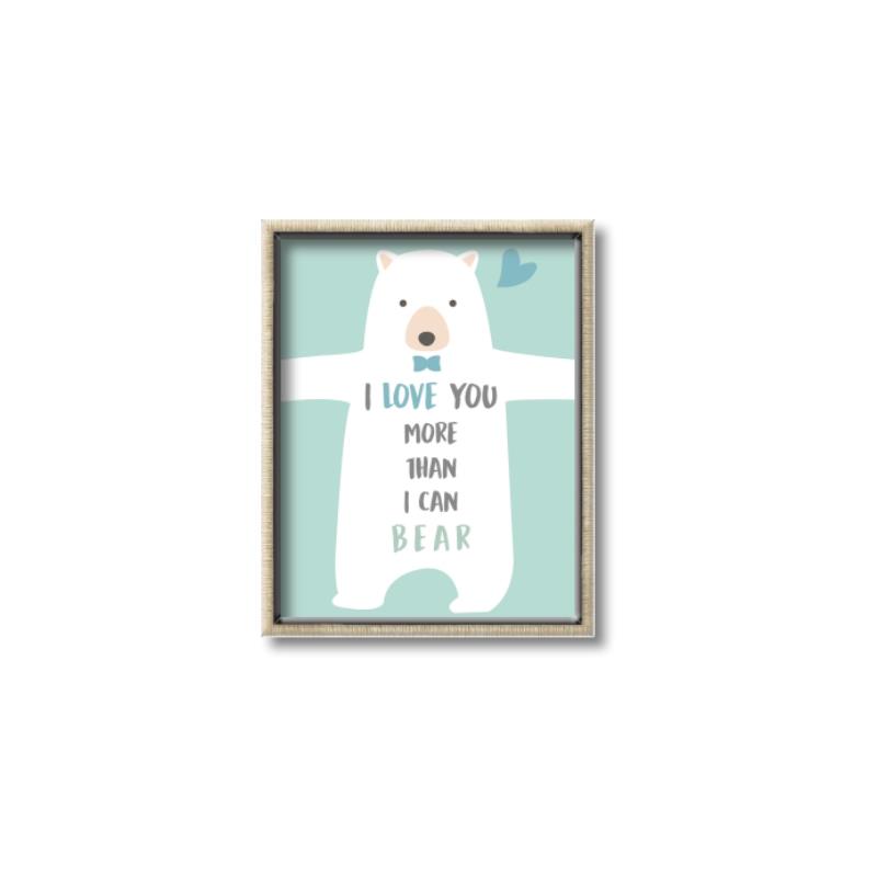 Picture of More than I can Bear Blue _GroupedProduct_Rectangle_Portrait_Mini_ _GroupedProduct_Rectangle_Portrait_Canvas_Framed_