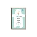 Picture of More than I can Bear Blue _GroupedProduct_Rectangle_Portrait_Mini_ _GroupedProduct_Rectangle_Portrait_Canvas_Framed_