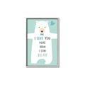 Picture of More than I can Bear Blue _GroupedProduct_Rectangle_Portrait_Mini_ _GroupedProduct_Rectangle_Portrait_Canvas_Framed_