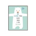 Picture of More than I can Bear Blue _GroupedProduct_Rectangle_Portrait_Mini_ _GroupedProduct_Rectangle_Portrait_Canvas_Framed_