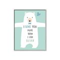 Picture of More than I can Bear Blue _GroupedProduct_Rectangle_Portrait_Mini_ _GroupedProduct_Rectangle_Portrait_Canvas_Framed_