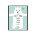 Picture of More than I can Bear Blue _GroupedProduct_Rectangle_Portrait_Mini_ _GroupedProduct_Rectangle_Portrait_Canvas_Framed_