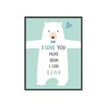 Picture of More than I can Bear Blue _GroupedProduct_Rectangle_Portrait_Mini_ _GroupedProduct_Rectangle_Portrait_Canvas_Framed_