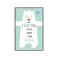 Picture of More than I can Bear Blue _GroupedProduct_Rectangle_Portrait_Mini_ _GroupedProduct_Rectangle_Portrait_Canvas_Framed_
