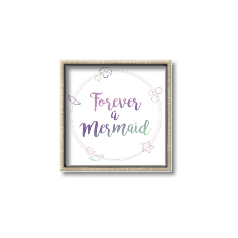 Picture of Forever a Mermaid I _GroupedProduct_Square_Mini_ _GroupedProduct_Square_Canvas_Framed_