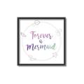 Picture of Forever a Mermaid I _GroupedProduct_Square_Mini_ _GroupedProduct_Square_Canvas_Framed_