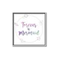 Picture of Forever a Mermaid I _GroupedProduct_Square_Mini_ _GroupedProduct_Square_Canvas_Framed_