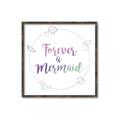 Picture of Forever a Mermaid I _GroupedProduct_Square_Mini_ _GroupedProduct_Square_Canvas_Framed_