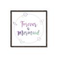Picture of Forever a Mermaid I _GroupedProduct_Square_Mini_ _GroupedProduct_Square_Canvas_Framed_