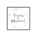 Picture of Forever a Mermaid I _GroupedProduct_Square_Mini_ _GroupedProduct_Square_Canvas_Framed_