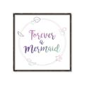 Picture of Forever a Mermaid I _GroupedProduct_Square_Mini_ _GroupedProduct_Square_Canvas_Framed_