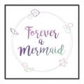 Picture of Forever a Mermaid I _GroupedProduct_Square_Mini_ _GroupedProduct_Square_Canvas_Framed_