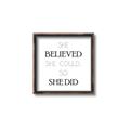 Picture of She Believed _GroupedProduct_Square_Mini_ _GroupedProduct_Square_Canvas_Framed_