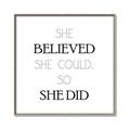 Picture of She Believed _GroupedProduct_Square_Mini_ _GroupedProduct_Square_Canvas_Framed_