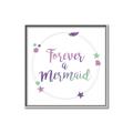 Picture of Forever a Mermaid II _GroupedProduct_Square_Mini_ _GroupedProduct_Square_Canvas_Framed_