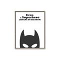 Picture of Superhero Listens II _GroupedProduct_Rectangle_Portrait_Mini_ _GroupedProduct_Rectangle_Portrait_Canvas_Framed_