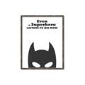 Picture of Superhero Listens II _GroupedProduct_Rectangle_Portrait_Mini_ _GroupedProduct_Rectangle_Portrait_Canvas_Framed_