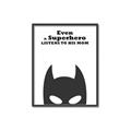 Picture of Superhero Listens II _GroupedProduct_Rectangle_Portrait_Mini_ _GroupedProduct_Rectangle_Portrait_Canvas_Framed_