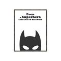 Picture of Superhero Listens II _GroupedProduct_Rectangle_Portrait_Mini_ _GroupedProduct_Rectangle_Portrait_Canvas_Framed_