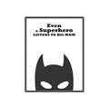 Picture of Superhero Listens II _GroupedProduct_Rectangle_Portrait_Mini_ _GroupedProduct_Rectangle_Portrait_Canvas_Framed_