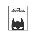 Picture of Superhero Listens II _GroupedProduct_Rectangle_Portrait_Mini_ _GroupedProduct_Rectangle_Portrait_Canvas_Framed_