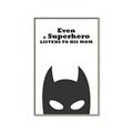 Picture of Superhero Listens II _GroupedProduct_Rectangle_Portrait_Mini_ _GroupedProduct_Rectangle_Portrait_Canvas_Framed_