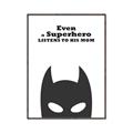 Picture of Superhero Listens II _GroupedProduct_Rectangle_Portrait_Mini_ _GroupedProduct_Rectangle_Portrait_Canvas_Framed_