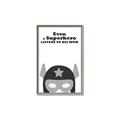 Picture of Superhero Listen I _GroupedProduct_Rectangle_Portrait_Mini_ _GroupedProduct_Rectangle_Portrait_Canvas_Framed_
