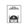 Picture of Superhero Listen I _GroupedProduct_Rectangle_Portrait_Mini_ _GroupedProduct_Rectangle_Portrait_Canvas_Framed_