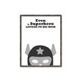 Picture of Superhero Listen I _GroupedProduct_Rectangle_Portrait_Mini_ _GroupedProduct_Rectangle_Portrait_Canvas_Framed_