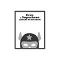 Picture of Superhero Listen I _GroupedProduct_Rectangle_Portrait_Mini_ _GroupedProduct_Rectangle_Portrait_Canvas_Framed_